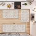 thumbnail image 4 of Beige 2x3+2x4+2x5 Runner Rug Set, 3-Piece Washable Non-Slip Floor Mat for Kitchen, Entryway, 4 of 8