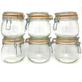 thumbnail image 1 of i Kito Glass Jars with Airtight Lids Wide Mouth 16oz, Glass Jar with Locking Lid 6pack, 1 of 6