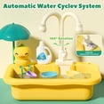 thumbnail image 2 of Juega Sink Cute Stone con agua corriente, juguetes de cocina con comida, 2 of 7