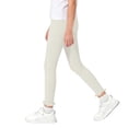 thumbnail image 3 of Posijego Girls Leggings Ruffled Hem Full Length Slim Leg Long Pants for Kids Girls High Waist Workout Yoga Dance Leggings, 3 of 7