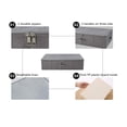 thumbnail image 2 of iwill CREATE PRO Contenedor de almacenamiento debajo de la cama Caja organizadora de almacenamiento de zapatos debajo de la cama con tapa gris oscuro, 2 of 5