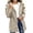 Khaki, variant on Kids Hooded Jacket Solid Color Casual Coat Lightweight Outerwear with Full Zip for Boys Girls School Spring