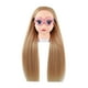 thumbnail image 2 of Cabeza de maniquí de entrenamiento para niños, cabeza de muñeca de práctica de estilismo, modelo de cabeza de muñeca de 25,59 pulgadas con abrazadera Estilo A, 2 of 8
