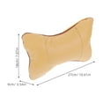 thumbnail image 2 of Greenadscape 2Ud Almohada Para Cuello Beige Para Auto Ergonómico Apoyo Confort Al Conducir, 2 of 8