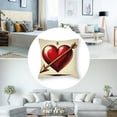 thumbnail image 5 of Saying Quote Words Throw Pillow Holiday XO Heart Arrow Wedding Cushion Case Decoration for Sofa Set of 2, 5 of 7