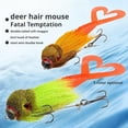 Deep Sea Lure Release Bait, 8.67 Inch Biomimetic Furry Mouse Soft ...