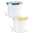 thumbnail image 4 of Homoyoyo 2Pcs Spigot For Beverage Dispenser For Restaurant Use Liquid Storage Square Shape Plastic, 4 of 8