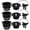 Black, variant on 3-Piece Premium Safety Air Valve Replacement Kit with Filter Mesh for Inflatable Boats Kayaks Tents High Durability PVC Water Sports Accessory Black 1.5 inches / 3.8 cm