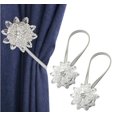 thumbnail image 3 of Alzapaños magnéticos para cortinas, paquete de 4 clips decorativos magnéticos para cortinas, hebilla, alzapaños para cortinas de flores, europeos y americanos, 3 of 5