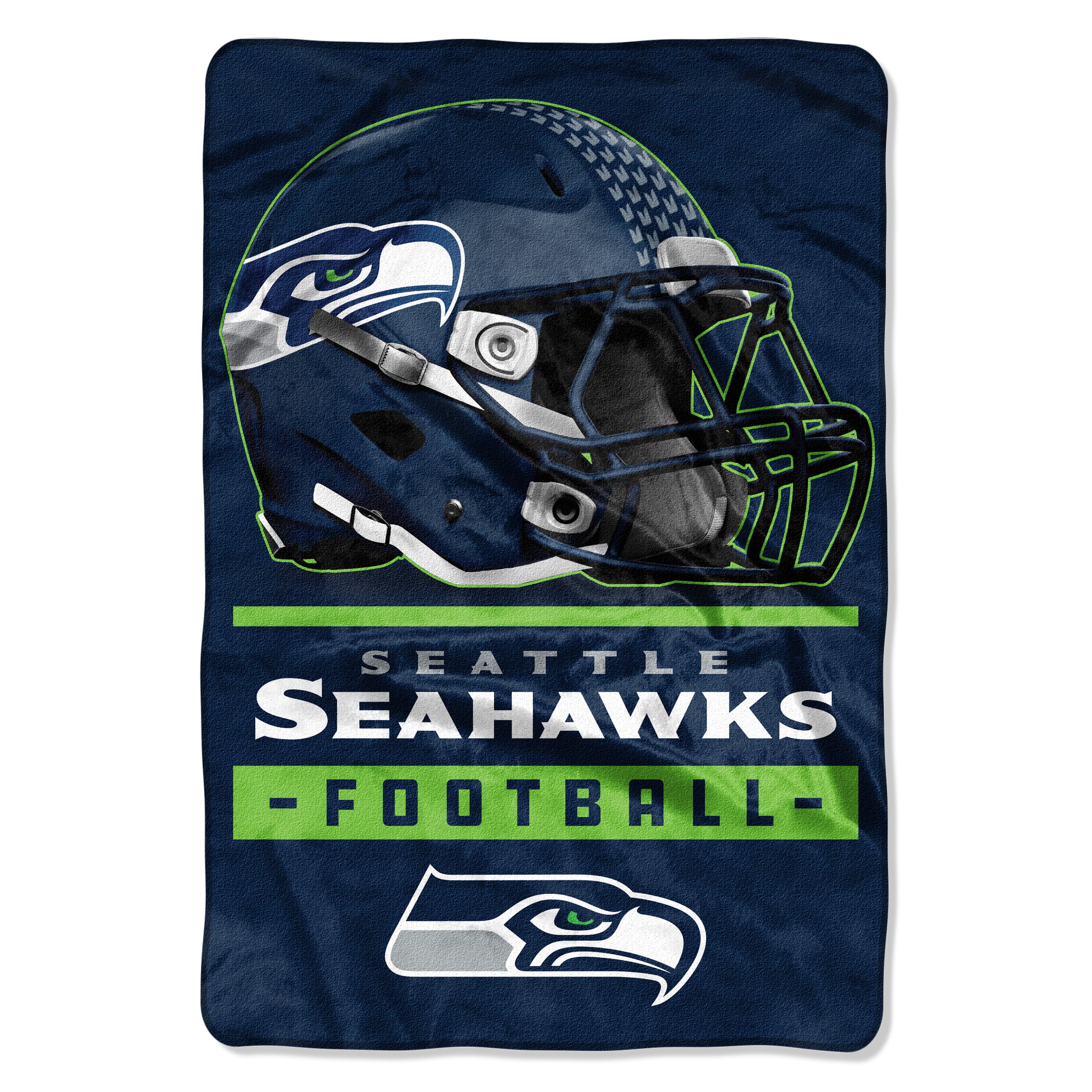 NFL Seattle Seahawks Sideline Oversized 62 X 90 Micro Raschel Throw Blanket