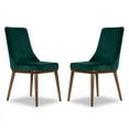 thumbnail image 2 of Mid Century Modern Grayson Green Dining Chair (Set of 2), 2 of 4