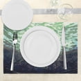 thumbnail image 3 of Ambesonne Fantasy Place Mats Set of 4, Underwater World Art, Standard Size, Green, 3 of 6
