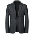 thumbnail image 3 of WAENQINLA Mens Sport Coats and Blazers Plaid Classic Fit Two Button Blazer Lightweight Comfy Business Casual Suit Jackets, 3 of 3