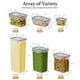 thumbnail image 2 of Set de recipientes herméticos Chef's Path, 36 unidades, sin BPA, 2 of 9