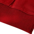 thumbnail image 5 of bbymog Mens Hoodies Pullover Casual Plus Size Essential Hoodie Solid Color Long Sleeve Sweatshirts with Pockets Gym Clothes for Men Red L, 5 of 6