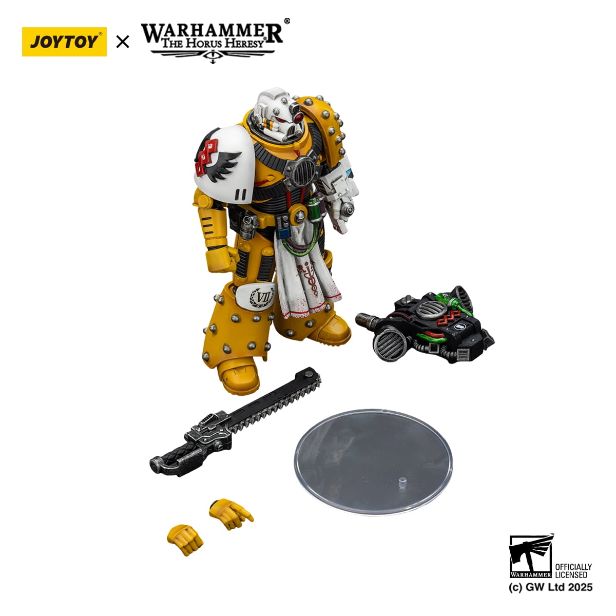 [IN STOCK] JOYTOY Warhammer 40K 1/18 Action Figures Imperial Fists Legion Apothecary Anime Military Model Toys Collectible