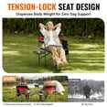 thumbnail image 6 of KingCamp Folding Camping Chair, Folding Director Chair with Side Table, 32.6'' Tall Portable Makeup Artist Chair, Heavy Duty Director Chair with Storage Bag & Cup Holder, 396LBS Capacity, 6 of 9