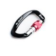 thumbnail image 5 of Mosquetón seguro Naiovety accesorios de bloqueo herramienta deportiva exteriores escalada en roca Negro+Rojo 5piezas, 5 of 5