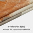 thumbnail image 4 of Orange Shower Curtain Set, Abstract Geometric Fabric Shower Curtain, Vintage Rustic Cloth Shower Curtains for Bathroom Decor, Modern Orange Cloth Art Shower Curtain, 72 x 72, 4 of 6