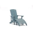 thumbnail image 3 of Backyard Lifestyles Adirondack Outdoor Chair - Polycarbonate - Teal, 3 of 5