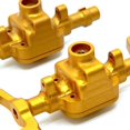 thumbnail image 2 of Ruiboury Front And Rear Axle Housings For FCX18 Crawler Rc Front And Rear Axle Housings Aluminum Alloy Compact Yet Durable Design Golden, 2 of 6