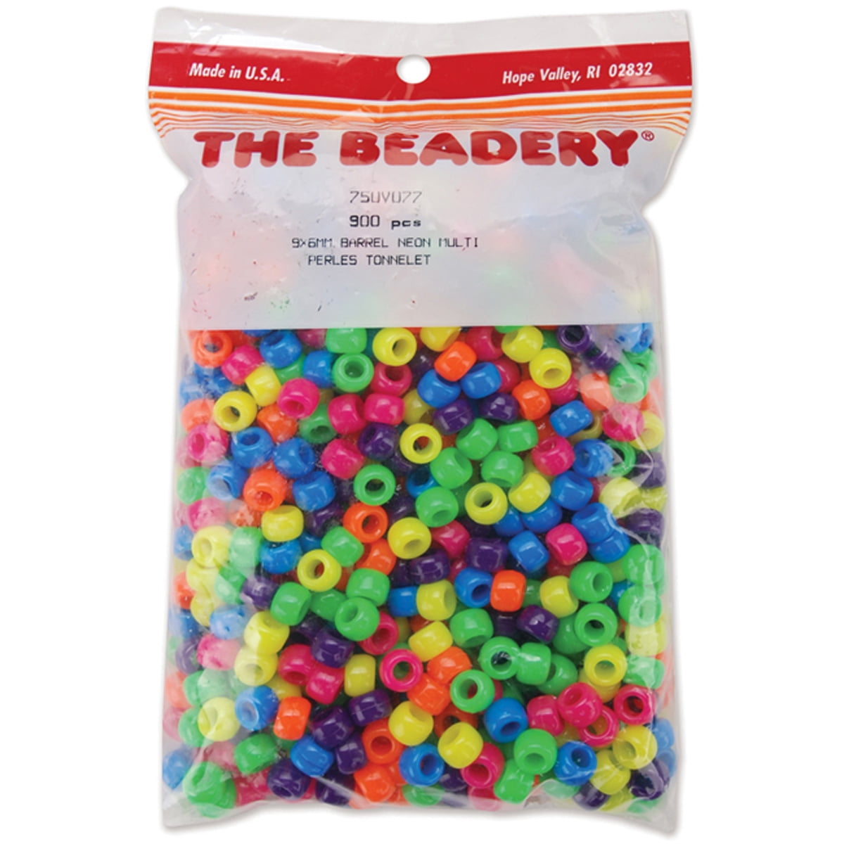 The Beadery Pony Beads 6x9mm, 900Pack