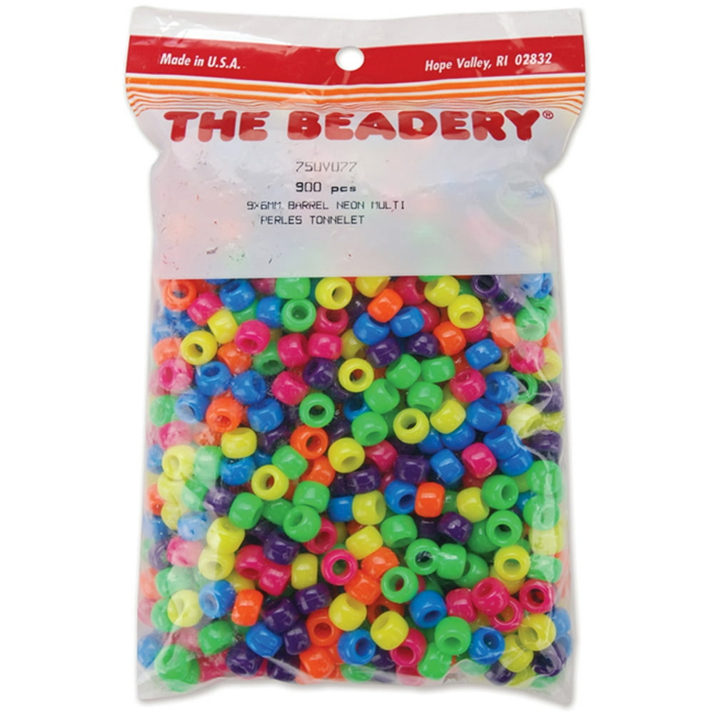 The Beadery Pony Beads 6x9mm, 900Pack