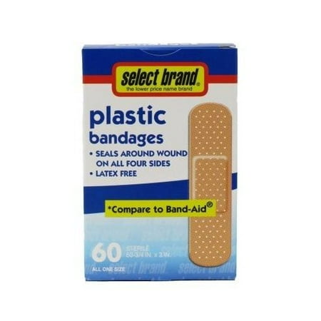S/B BANDAGE PLAST-60S 3/4 X3