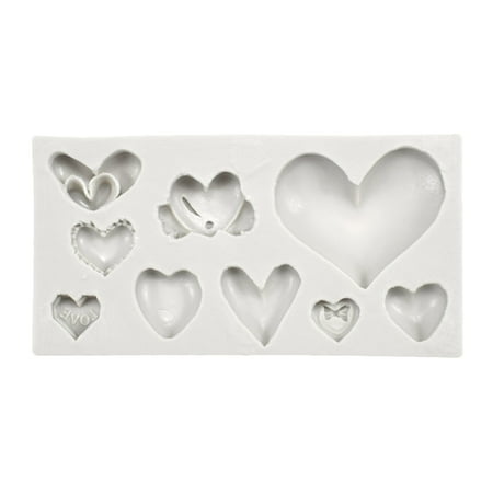 

Cake Mold Baking Utensils Food-Grade Silicone Christmas Little Cute Heart Shape