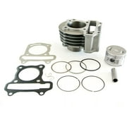 JRL Scooter Engine Big Bore Kit Motorcycle Parts with 2 x Gaskets, 1.91 lbs