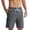Gray, variant on Mens Swim Trunks Quick Dry Elastic Waist Solid Color Board Shorts with Cargo Pockets Bathing Suit Black 4XL