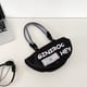 thumbnail image 5 of Bolsa Bolso de hombro para gimnasio para mujer, Bolso informal versátil de Color en contraste, Bolso diario para exteriores, 5 of 8
