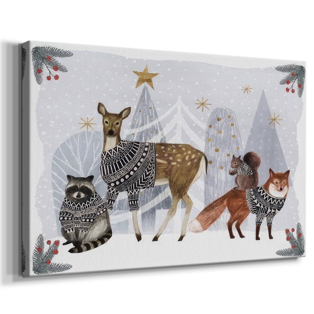 Cozy Christmas Collection A- Gallery Wrapped Canvas