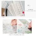 thumbnail image 4 of Amdohai 12 Sheets/Set Calender Sticker Daily Plan 12 Months 365 Days Label Sticker for DIY Craft Scrapbooking Journal Notebook Decoration Daily Planner Appointment, 4 of 7