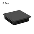 thumbnail image 3 of 8Pack 65mmx65mm(2.56inch) Plastic Tubing Plug Square Post End Caps Black, 3 of 6