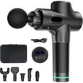 thumbnail image 1 of Pistola de Masaje Muscular Portátil de Tejido Profundo con 6 Cabezales y 30 Velocidades Negro, 1 of 7