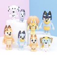 thumbnail image 3 of Muñeca de acción de la familia Blueys para niños, juguete de Anime de dibujos animados, modelo de Bingo, regalo de cumpleaños y Navidad, 4-12 piezas, 3 of 4