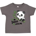 thumbnail image 3 of Inktastic My Daddy Loves Me- Cute Panda Boys or Girls Toddler T-Shirt, 3 of 5
