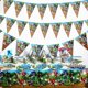 thumbnail image 1 of Juego de decoración de fiesta Sonic Hedgehog, 92 platos y servilletas de papel, cumplea?os LingWen 8390612171574, 1 of 1