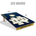 thumbnail image 4 of YouTheFan NCAA Notre Dame Fighting Irish 2' x 3' Cornhole Game, 4 of 6