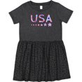 thumbnail image 3 of Inktastic Fourth of July USA Red, White, and Blue Girls Toddler Dress, 3 of 5
