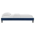 thumbnail image 6 of Modway Reign Queen Performance Velvet Platform Bed Frame in Navy, 6 of 6