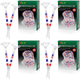 thumbnail image 1 of Tees de golf antideslizantes y transparentes, colgador de camisetas, ayudas de entrenamiento de Copa grande, 50 Uds., 1 of 2