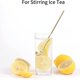 thumbnail image 4 of 8 cucharas de café de 6,7 pulgadas, cucharas para revolver, cucharas de té de mango largo, cucharillas doradas, cucharas doradas, 4 of 5
