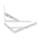 thumbnail image 3 of 2 soportes triangulares para estantes en forma de L para montaje en pared, resistentes a cargas pesadas, 8" L en forma de 8 pulgadas, 3 of 7