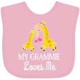 thumbnail image 3 of Inktastic Grammie Loves Me Giraffe Grandchild Boys or Girls Baby Bib, 3 of 4