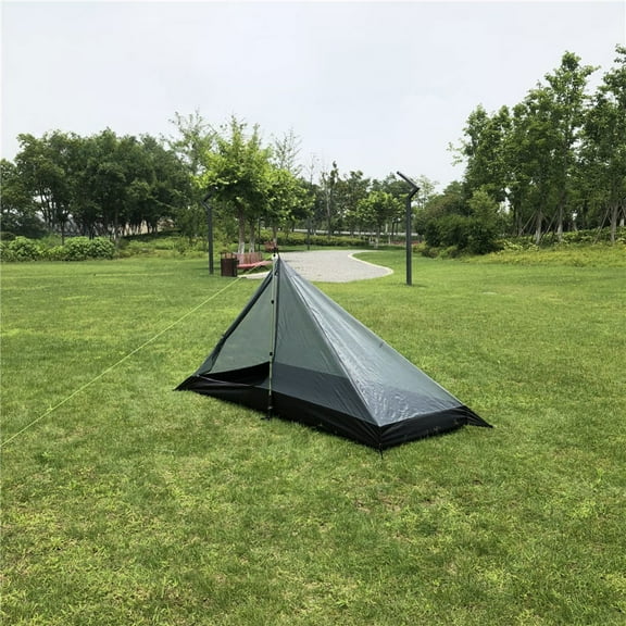 Ultralight Half Mesh Tent for 1-2 Person Mesh Camping Poleless camping tent