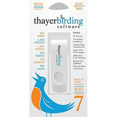 Thayer Birding Software THA7 Thayer's Birds of North America Version 7 USB Flash Drive Windows (Best Drives In North America)