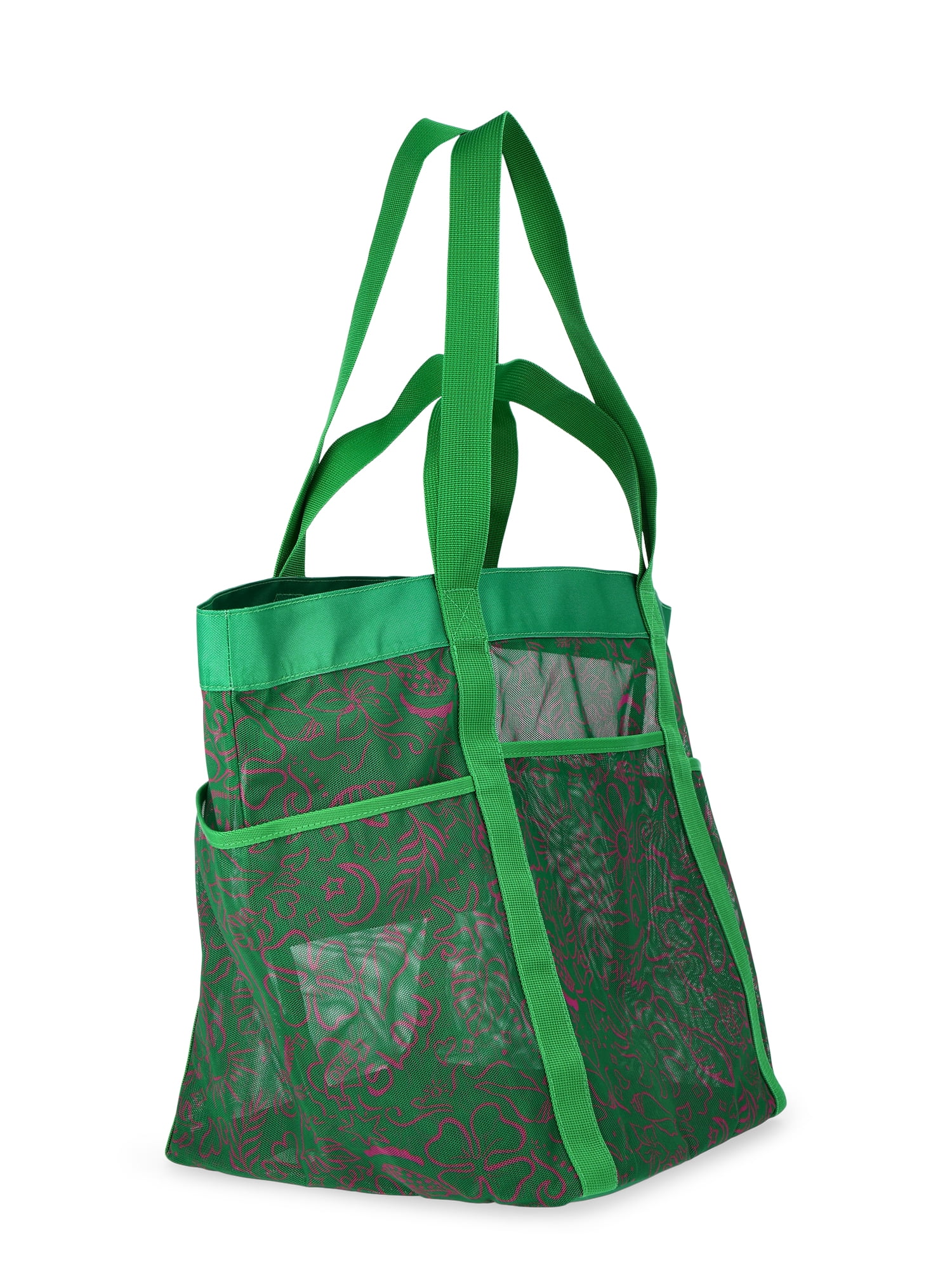 No Boundaries Women's Mesh Tote Bag, Green