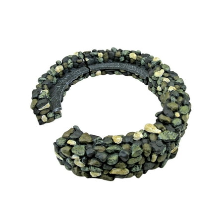 2001 Fieldstone Curved Wall/Bench (Set of 4) Village Accessories Department 56 53009